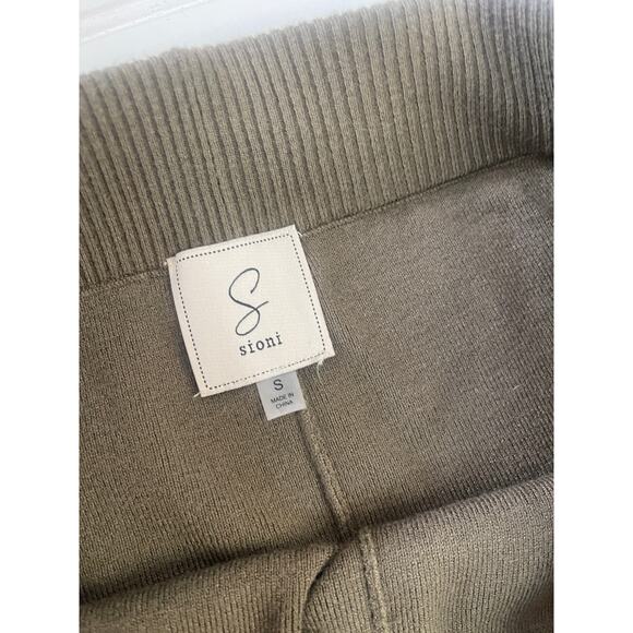 Sioni Wide Leg Cropped Pull On Pants Elastic Waist - Size Women's Small - Picture 2 of 8